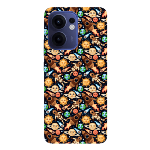 Oppo Reno13 FS Rockets Transparent Silicone TPU Θήκη