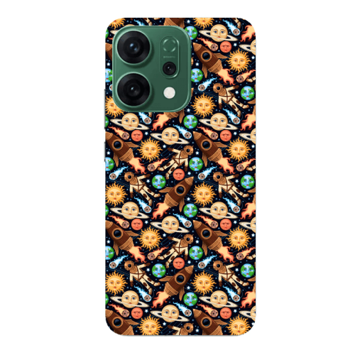Oppo RENO 14 Rockets Transparent Silicone TPU Θήκη
