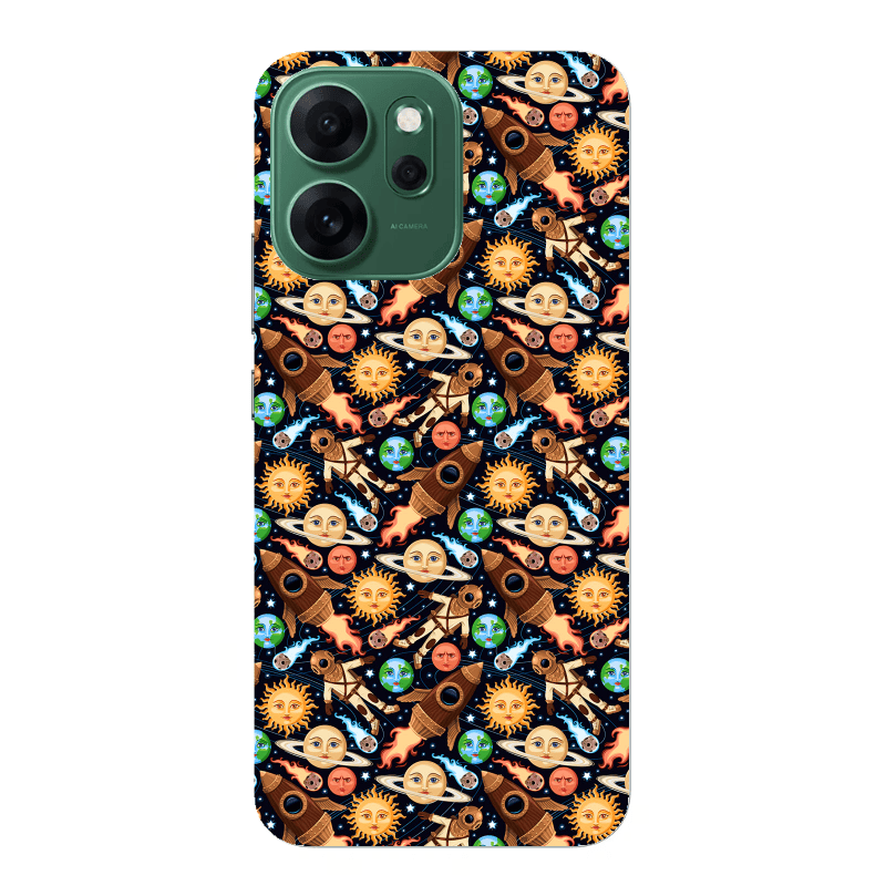 Oppo 14 F Rockets Transparent Silicone TPU Θήκη