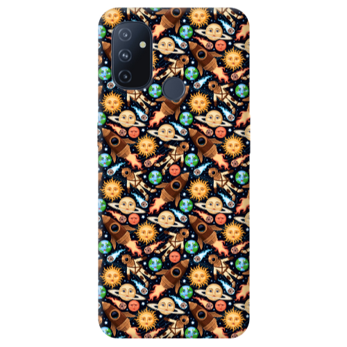 Oneplus Nord 100 Rockets Transparent Silicone TPU Θήκη