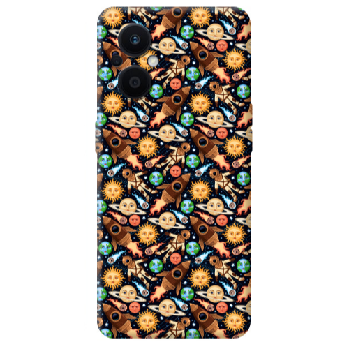 Oppo Reno 7 Lite Rockets Transparent Silicone TPU Θήκη