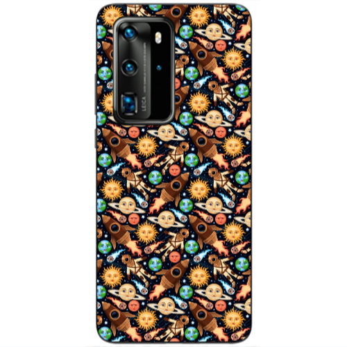 Huawei P40 Pro Rockets Transparent Silicone TPU Θήκη