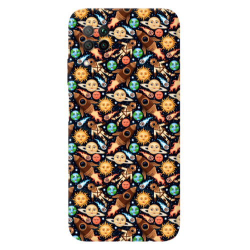 Huawei P40 Lite Rockets Transparent Silicone TPU Θήκη