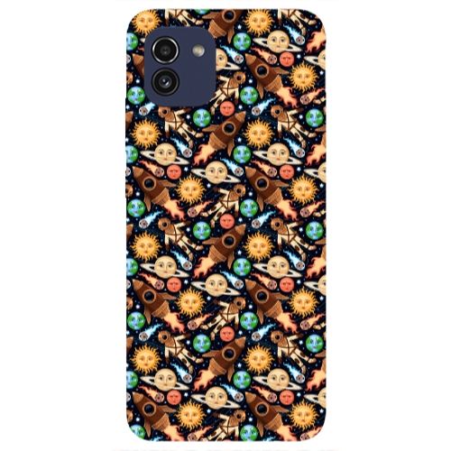Samsung A03 Rockets Transparent Silicone TPU Θήκη