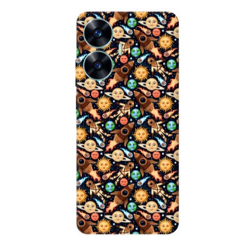 Realme C55 Rockets Transparent Silicone TPU Θήκη