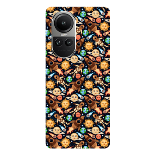 Oppo Reno10 5G Rockets Transparent Silicone TPU Θήκη