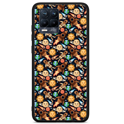 Realme 8 i Rockets Black Glossy Θήκη