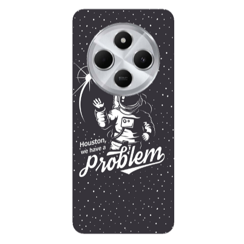 Xiaomi Redmi 14c Houston We Have A Problem Transparent Silicone TPU Θήκη