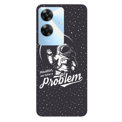 Realme Note 60 Houston We Have A Problem Transparent Silicone TPU Θήκη