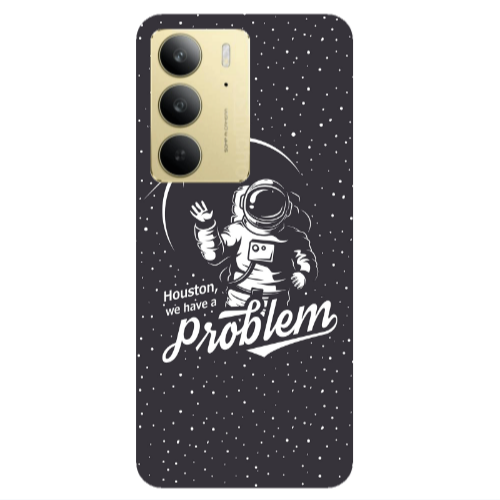 Realme C 75 Houston We Have A Problem Transparent Silicone TPU Θήκη