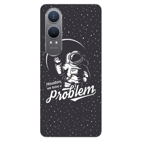 Oneplus Nord Ce 4 lite Houston We Have A Problem Transparent Silicone TPU Θήκη