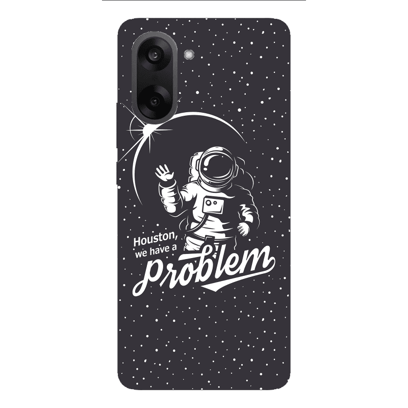 Oneplus Nord CE 5 Houston We Have A Problem Transparent Silicone TPU Θήκη