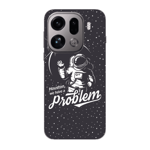 Oppo Find X9 Pro Houston We Have A Problem Transparent Silicone TPU Θήκη