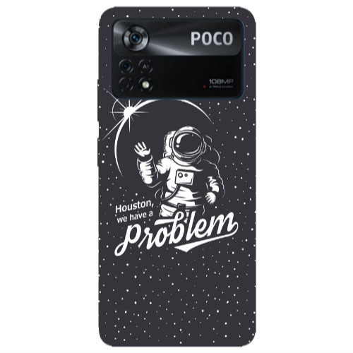 Xiaomi Poco X4 Pro Houston We Have A Problem Transparent Silicone TPU Θήκη