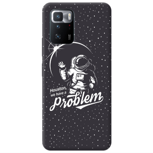 Xiaomi Poco X3 GT Houston We Have A Problem Transparent Silicone TPU Θήκη