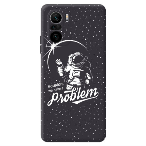 Xiaomi Poco F3 Houston We Have A Problem Transparent Silicone TPU Θήκη