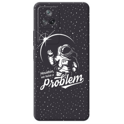 Xiaomi Poco F4 Houston We Have A Problem Transparent Silicone TPU Θήκη