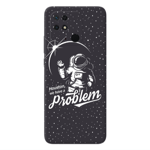 Xiaomi Poco C40 Houston We Have A Problem Transparent Silicone TPU Θήκη