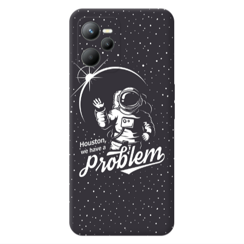 Realme C35 Houston We Have A Problem Transparent Silicone TPU Θήκη