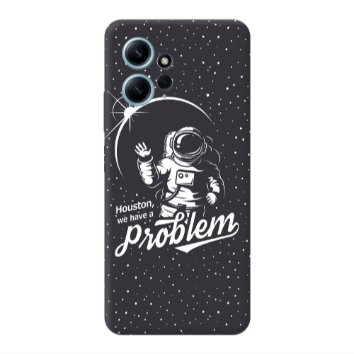 Xiaomi Redmi Note 12 4G Houston We Have A Problem Transparent Silicone TPU Θήκη