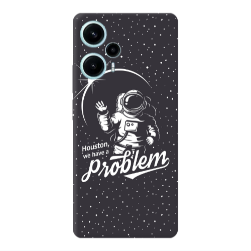 Xiaomi Poco F5 Houston We Have A Problem Transparent Silicone TPU Θήκη