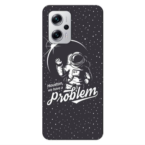 Xiaomi Poco X4 GT Houston We Have A Problem Transparent Silicone TPU Θήκη