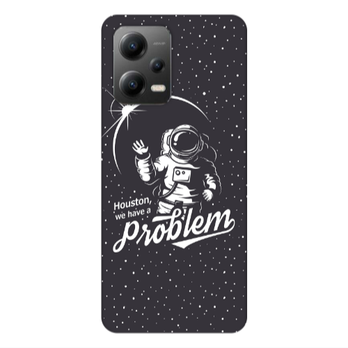 Xiaomi Poco X5 Houston We Have A Problem Transparent Silicone TPU Θήκη