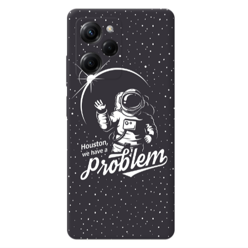 Xiaomi Poco X5 Pro Houston We Have A Problem Transparent Silicone TPU Θήκη