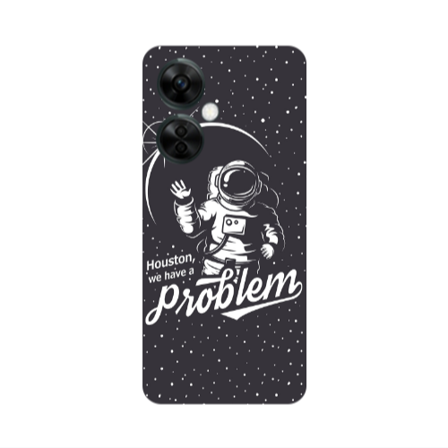 Oneplus Nord CE 3 Lite 5G Houston We Have A Problem Transparent Silicone TPU Θήκη