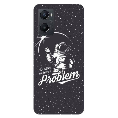 Oppo A 96 Houston We Have A Problem Transparent Silicone TPU Θήκη