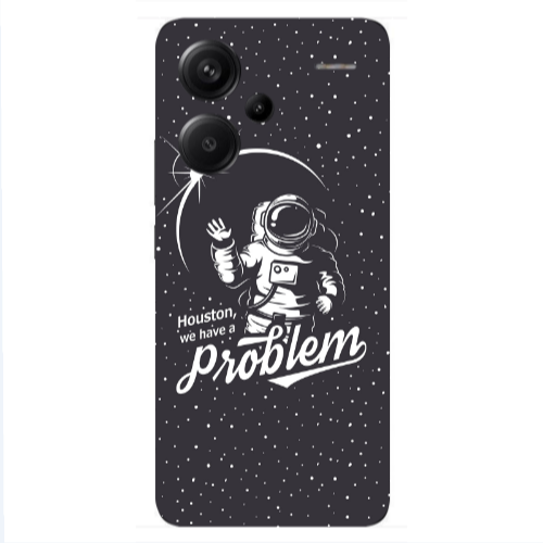 Xiaomi Redmi Note 13 Pro+ 5G  Houston We Have A Problem Transparent Silicone TPU Θήκη
