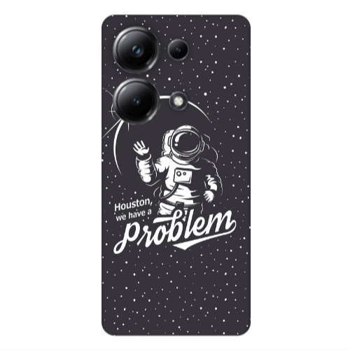 Xiaomi Poco M6 Pro 4G Houston We Have A Problem Transparent Silicone TPU Θήκη