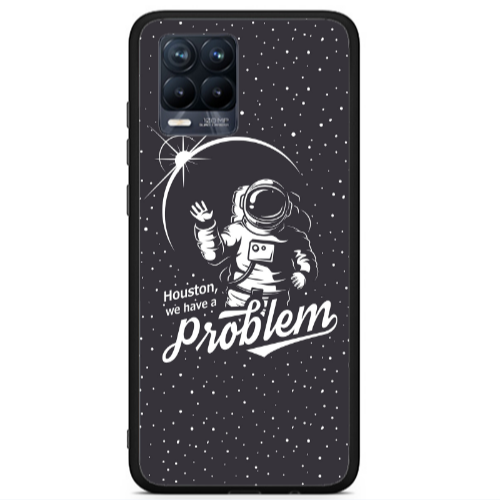 Realme 8 i Houston We Have A Problem Black Glossy Θήκη