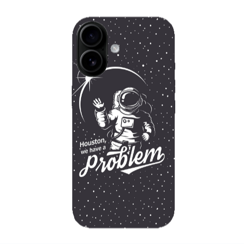 Apple Iphone 16 Houston We Have A Problem Transparent Silicone TPU Θήκη