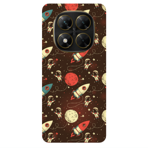 Xiaomi Poco X7 Stars and astronaut Transparent Silicone TPU Θήκη