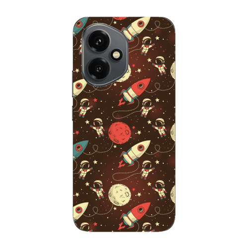 Honor Magic 400 Stars and astronaut Transparent Silicone TPU Θήκη