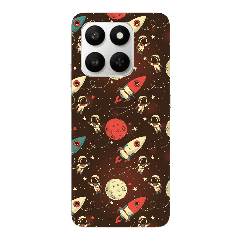 Honor Magic 400 Smart Stars and astronaut Transparent Silicone TPU Θήκη