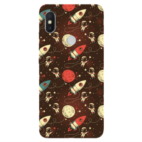 Xiaomi Redmi S2 Stars and astronaut Transparent Silicone TPU Θήκη