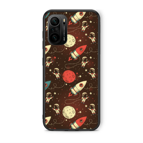 Xiaomi Poco F3 Stars and astronaut Black Glossy Θήκη