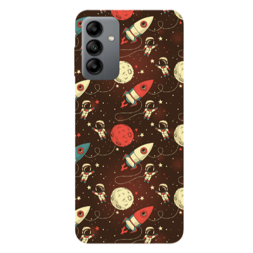Samsung A13 5G Stars and astronaut Transparent Silicone TPU Θήκη