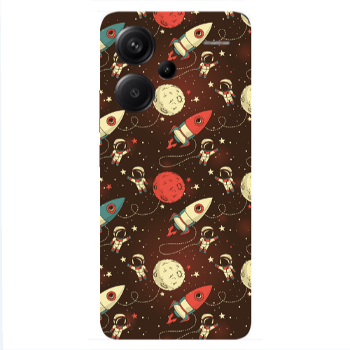 Xiaomi Redmi Note 13 Pro+ 5G  Stars and astronaut Transparent Silicone TPU Θήκη