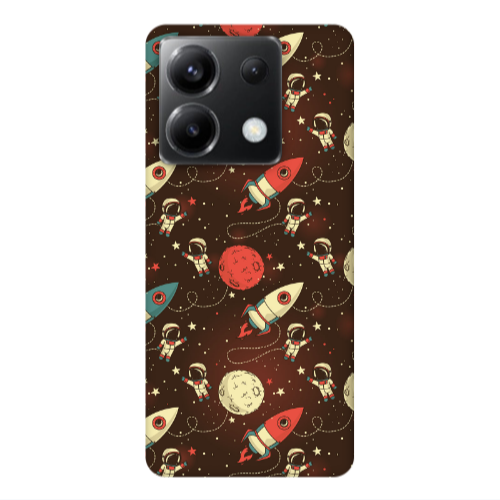 Xiaomi Poco X6 5G Stars and astronaut Transparent Silicone TPU Θήκη