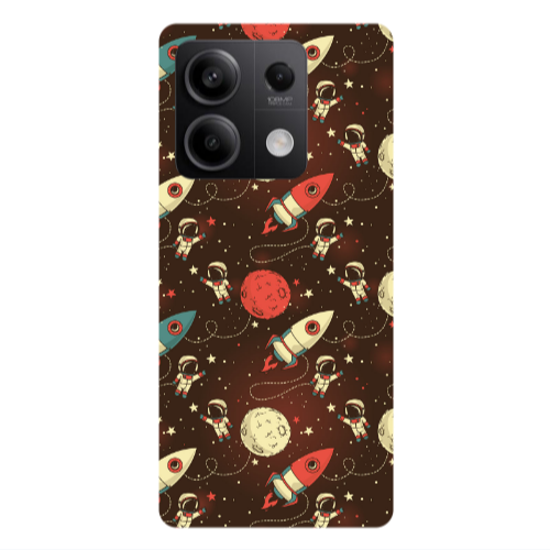 Xiaomi Redmi Note 13Pro 5G Stars and astronaut Transparent Silicone TPU Θήκη