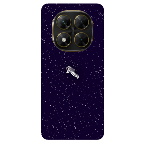 Xiaomi Poco X7 Astronaut And Stars Transparent Silicone TPU Θήκη