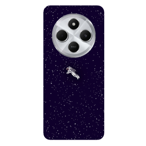 Xiaomi Redmi 14c Astronaut And Stars Transparent Silicone TPU Θήκη