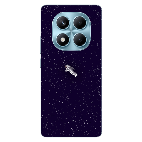 Xiaomi Redmi Note 14 Pro Astronaut And Stars Transparent Silicone TPU Θήκη
