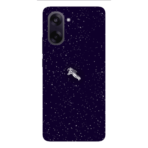Oneplus Nord CE 5 Astronaut And Stars Transparent Silicone TPU Θήκη