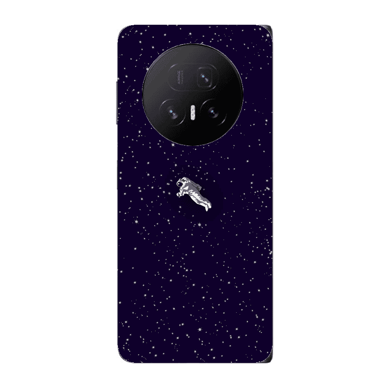 Honor Magic V5 Astronaut And Stars Transparent Silicone TPU Θήκη