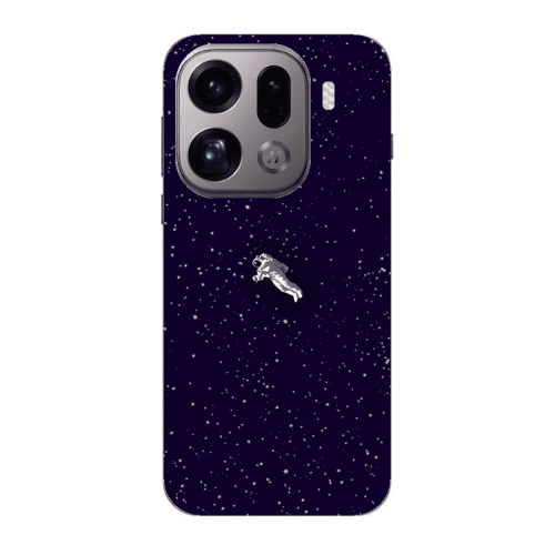 Oppo Find X9 Pro Astronaut And Stars Transparent Silicone TPU Θήκη