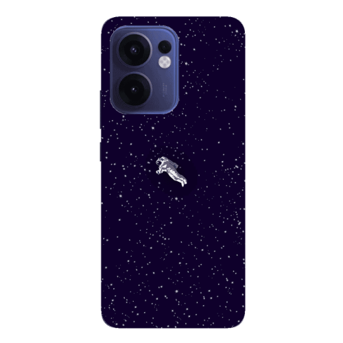 Oppo Reno13 FS Astronaut And Stars Transparent Silicone TPU Θήκη
